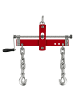 relaxdays Motor-Balancierer in Rot/ Silber - 900 kg