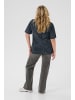KAFFE curve T-Shirt kurzarm KCtasha Loose fit in Black Deep