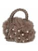 Fräulein Frida Abendtasche in taupe