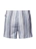 Hanro Boxer Fancy Woven in smokey blue stripe