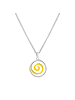 Alexander York Kette mit Anhänger SPIRALE in Gold, 2-tlg.