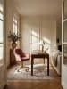 KADIMA DESIGN Schreibtischstuhl Samt , Design Drehstuhl mit Lehne, Arbeitsstuhl in Rosa