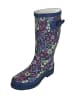 MADSea Gummistiefel Flower Langschaft in blau mit Blumenprint