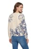 Betty Barclay Strickpullover mit Print in Beige/Blau