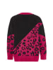 VIRITA Women Strickpullover in Pink Schwarz
