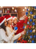relaxdays 110-tlg. Weihnachtskugeln Set in Blau