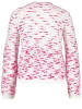 Gerry Weber Jacke Strick in Lila/Pink/Ecru/Weiss Multicolo