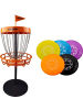 Schildkröt Funsports Outdoorspielzeug Guru Disc Golf Mini Basket Set inkl. 5 Scheiben