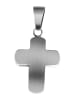 Adeliás Unisex Anhänger – Kreuz Kreuzanhänger aus Edelstahl in silber