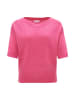 OPUS Rundhals T-Shirt für Damen in Rosa