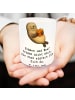 Mr. & Mrs. Panda Windlicht Glas Robbe Pommes mit Spruch in Transparent