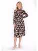 Usha Women Dress in black multicolor