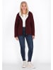 Schmuddelwedda Jacket in burgundy melange