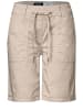 Cecil Twill Shorts im Washed-Look in Beige