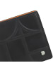 DuDu Up Geldbörse Leder 12.5 cm black-orange