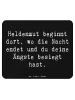 Mr. & Mrs. Panda Mouse Pad Spruch Ängste vor Monstern besiegen m... in Schwarz