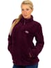 Reichstadt Damen Regular Fit Fleecejacke Kuschelige in Red Wine