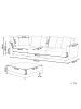 Beliani 6-tlg 3-Sitzer Sofa SIGTUNA in Beige/Schwarz