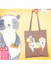 Mr. & Mrs. Panda Tragetasche Hund Australien Shepherd ohne Spruch in Braun Pastell