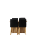 ebuy24 Schwarz 100 x 100 cm