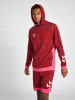 Hummel Hoodie Hmllead Poly Hoodie in BIKING RED