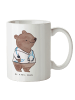 Mr. & Mrs. Panda Becher Arzt Herz ohne Spruch in Weiß
