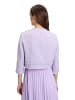 BETTY & CO Bolero-Jacke mit aufgesetzten Taschen in Lilac Melange