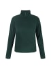 Schmuddelwedda Women Fleece Pullover in Dunkelgrün
