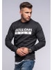 Jack & Jones Sweatshirt Print - ELEMENTS SWEAT CREW NECK in Dark Grey Melange