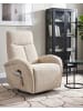 Beliani Fernsehsessel DANAE in Beige/Schwarz - (W) 90 x (H) 105 x (L) 90 cm