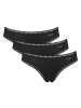 Sloggi Slip 3er Pack in Schwarz