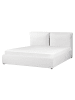 Beliani Doppelbett BAJONNA in Weiß - (W) 184 x (H) 102 x (L) 235 cm