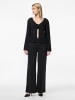 Pieces Strickjacke in Black
