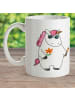 Mr. & Mrs. Panda Kindertasse Einhorn Woodstock ohne Spruch in Weiß