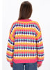 myMo Sweater in pink multicolor