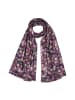 Faera Schal Kreisdesign Alloverprint Feine Fransen in Pink