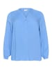 KAFFE curve Langarm-Bluse KCmahlena in Ebb and Flow