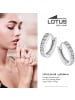 LOTUS silver Ohrringe Silber 925 Sterling Silber Zirkoniastein Creolen