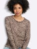 Heine Druck-Shirt in champagner-schoko-bedruckt