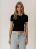 ITS MAY T-Shirt Rosa in Black