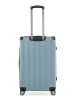 Hauptstadtkoffer Q-Damm - Mittelgroßer Hartschalenkoffer Trolley TSA, 68cm, 4 Rollen, 89 L in Pool blau