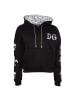Roberto Geissini Patch Hoodie Davina Schwarz