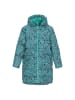 myMo Women Coat in turquoise multicolor