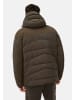 Camel Active Steppjacke mit abnehmbarer Kapuze in Dunkelbraun