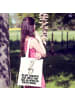 Mr. & Mrs. Panda Shopper Pinguin Karate mit Spruch in Creme