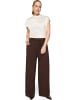 Zero  Satin-Bluse mit Kragen in Eggnog