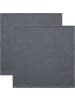 Erwin Müller Serviette 2er-Pack Krefeld in anthrazit