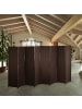 relaxdays Paravent in Braun - (B)320 x (H)170 cm