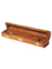 Saraswati Design Nonbook - India Truhe Holz 30 x 6 cm, Räucherstäbchenhalter