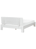 Beliani Doppelbett ROYAN in Weiß - (W) 147 x (H) 81 x (L) 207 cm